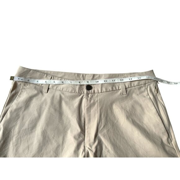 Lululemon Commission Classic-Fit Short 7 In Sz 32 M7AJXS Tofino Sand Warpstreme - Picture 13 of 16